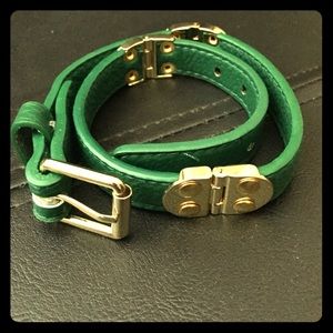 Green BCBG wrist Wrap Bracelet