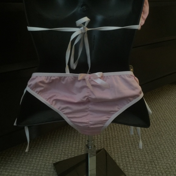 Brand New Pink/White Bikini (S/M) - Picture 2 of 2