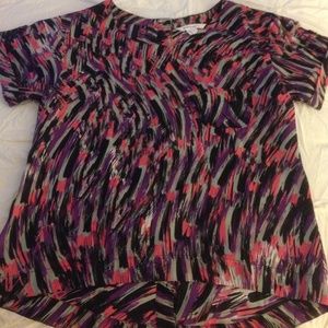 Multicolor short sleeve pocket shirt