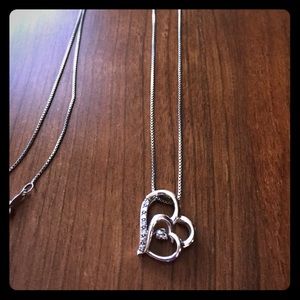 SALE Kay Diamond Heart Necklace