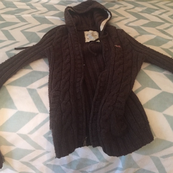 Brown thick sweater