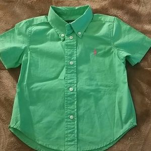 Ralph Lauren Polo toddler boy button up shirt