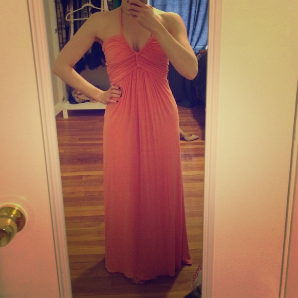 Sky halter dress