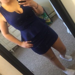 Blue party dress