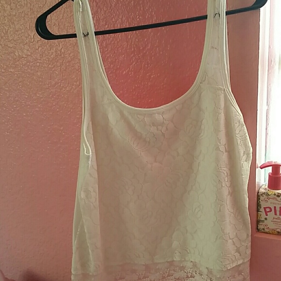 White Lace TanK
