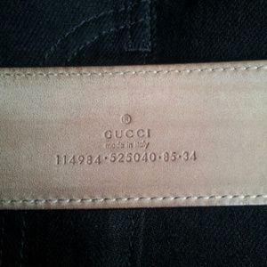 Gucci belt