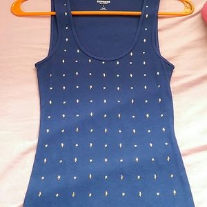 Royal Blue TanK w/studs