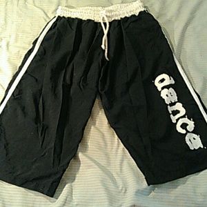 Black Capri Dance Pants