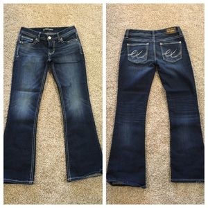 Express boot cut jeans