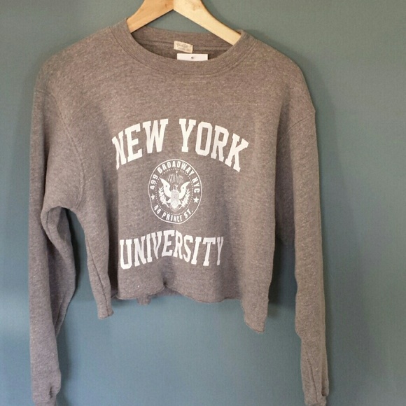 New York crop sweatshirt