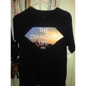 The diamond life co. Black t-shirt