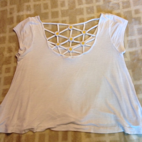 Summer time flower crop top