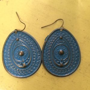 Cute teal earrings