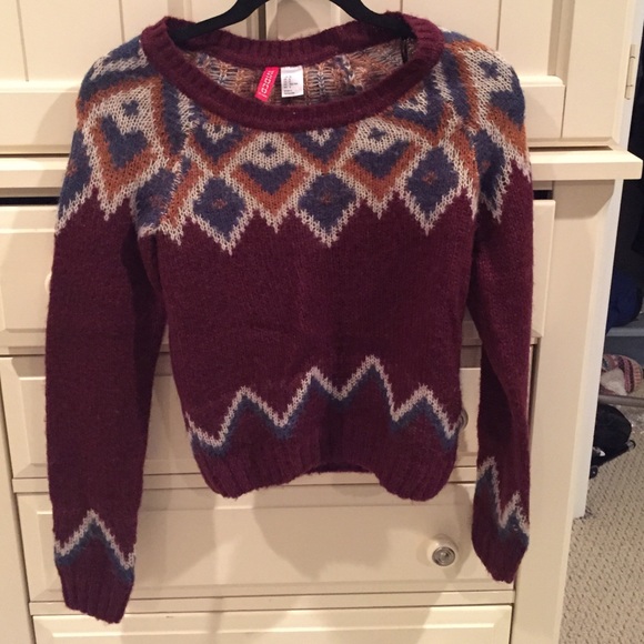 Soft maroon sweater