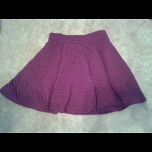 Purple skater skirt