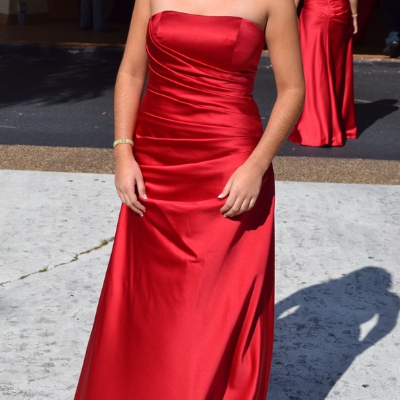 Red gown