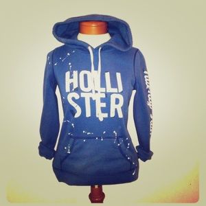 Blue hollister hoodie
