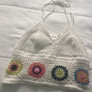 Crochet halter top