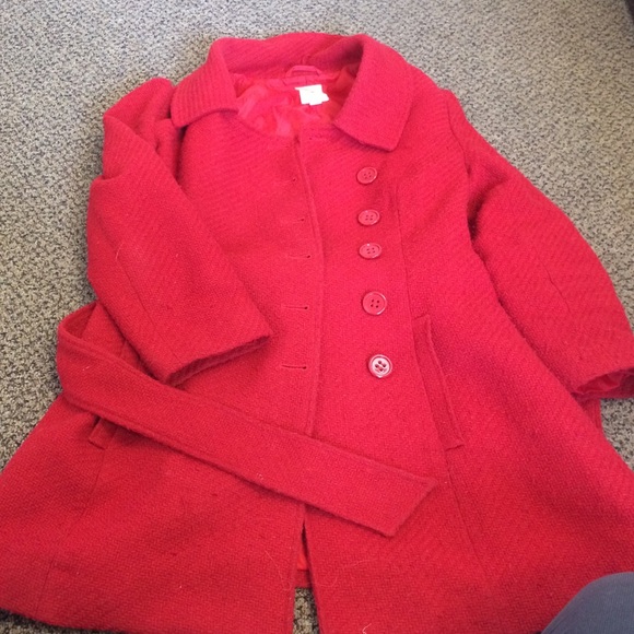 Red jacket--perfect for fall! - Picture 2 of 3