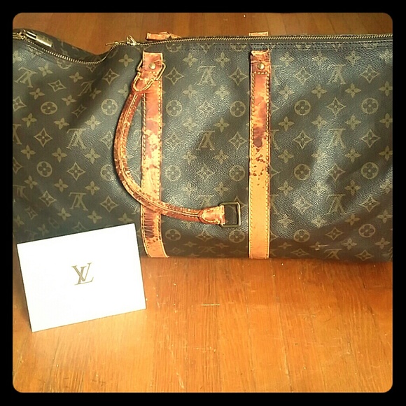100% Auth Louis Vuitton Keepall 60 duffel
