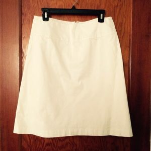 White Cotton Skirt
