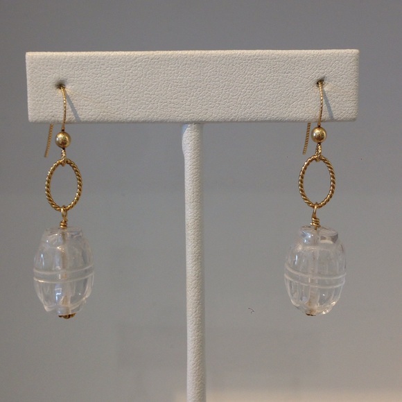 Earrings Quartz Crystal