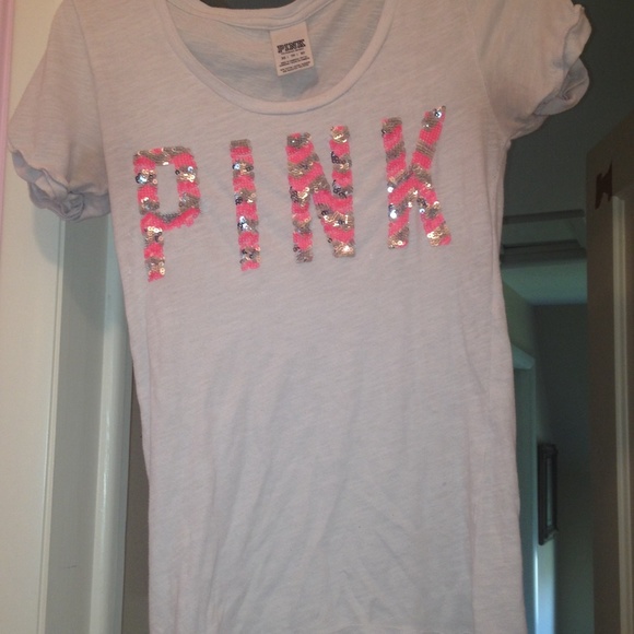 VS pink shirt
