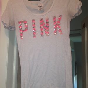 VS pink shirt