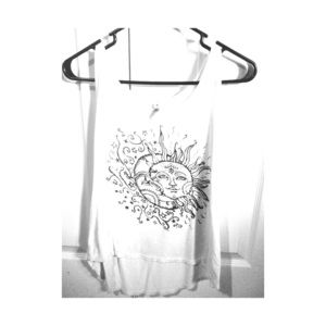 Sun and moon tank top