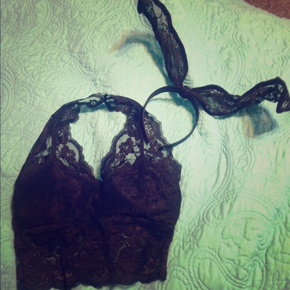 Sexy Lace halter top and lace bunny ears