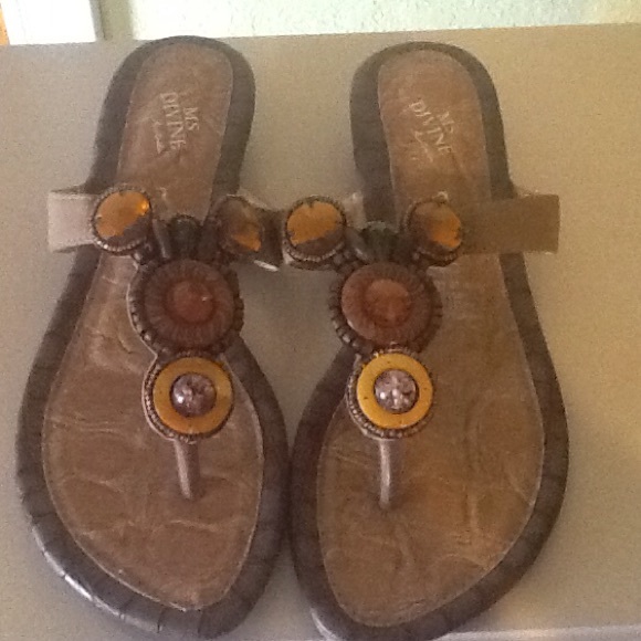 Jeweled sandals