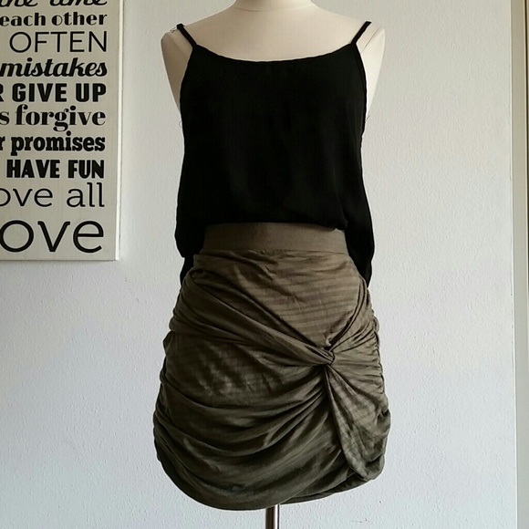 FP Army Green Body-Con Skirt •HP•
