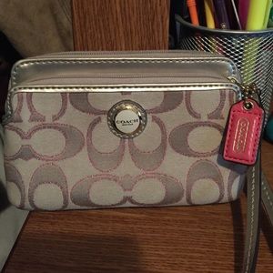 Authentic Coach wristlet