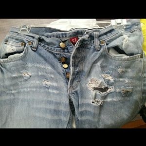 Divided by H&M distressed denim