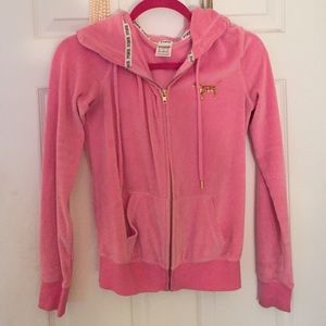 PINK zip-up hoodie
