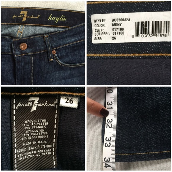 7 For All Mankind Kaylie Jeans - Picture 2 of 4