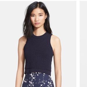 Elizabeth & James knit crop top