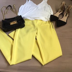 Yellow spandex pants fits small and x small