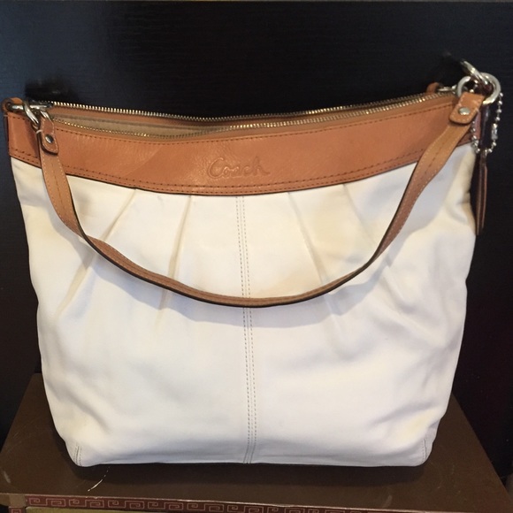 Coach handbag with shoulder strap
