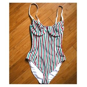 American Apparel Underwire One-Piece Swimsuit