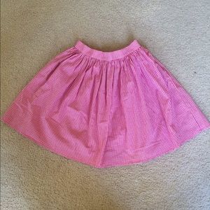 Pink Gingham Circle Skirt