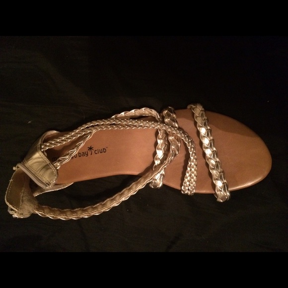 Gold Gladiator Sandals