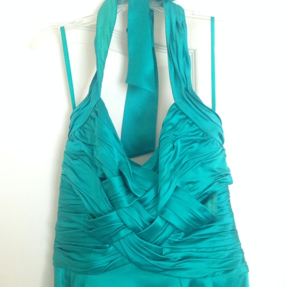 Jones New York Green Halter Dress