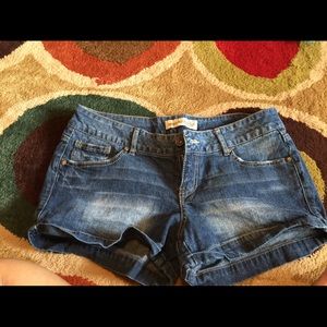 Denim shorts