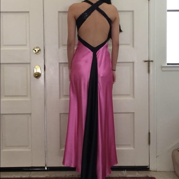 Black and pink prom dress - Picture 2 of 2