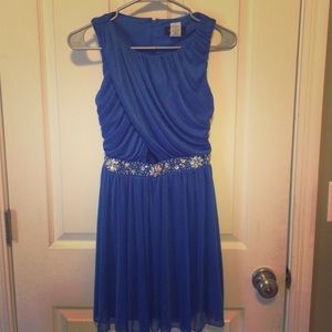 Royal Blue Homecoming Dress