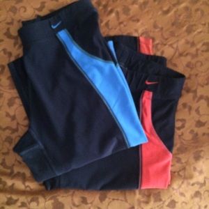 Bundle! (2) Pair Nike Capri Workout Pants  Size S