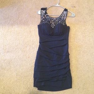 Navy blue dress