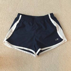 Athletic navy blue shorts