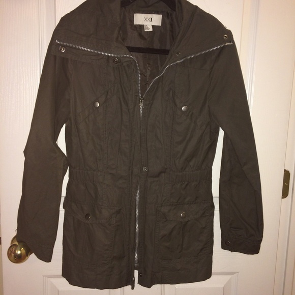 Olive Green Utility Jacket